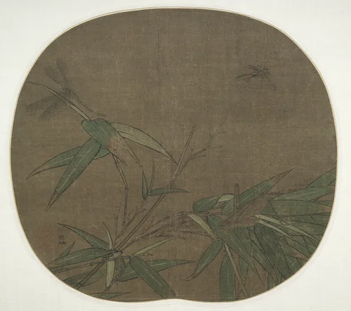 Bamboo and Insects by Wu Bing, painting, 1190-1194