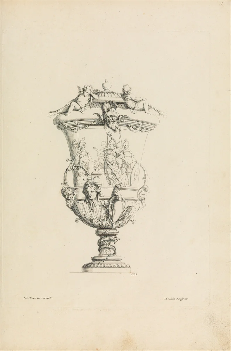 Nouveau Livre de Vases by Jean Bernard Toro, book, 1716