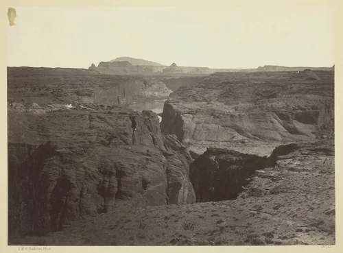 Cañon of the Colorado River, near Mouth of San Juan River, Arizona by Timothy O'Sullivan, photograph, 1873