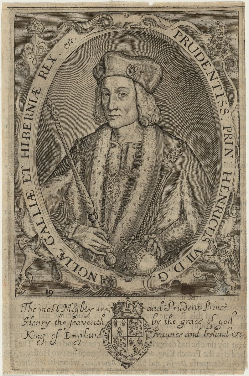 King Henry VII by Renold Elstrack, print, 1571-1625