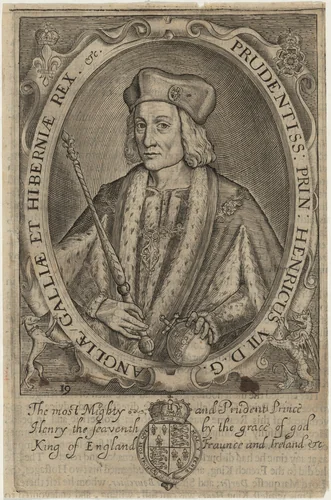 King Henry VII by Renold Elstrack, print, 1571-1625