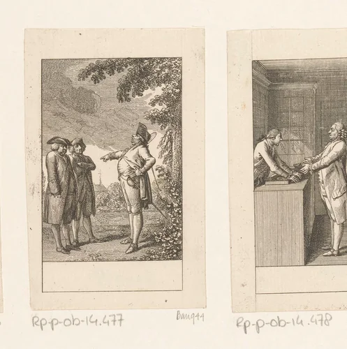 Dwaasheid van de opschepper by Daniel Nikolaus Chodowiecki, print, 1782