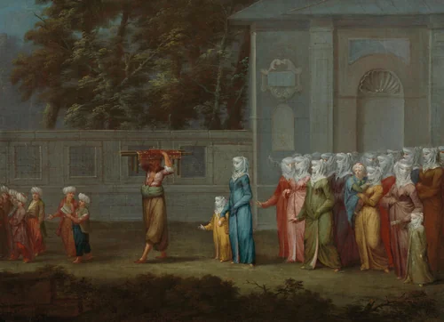 The First Day of School by Jean Baptiste Vanmour, painting, 1720-1737