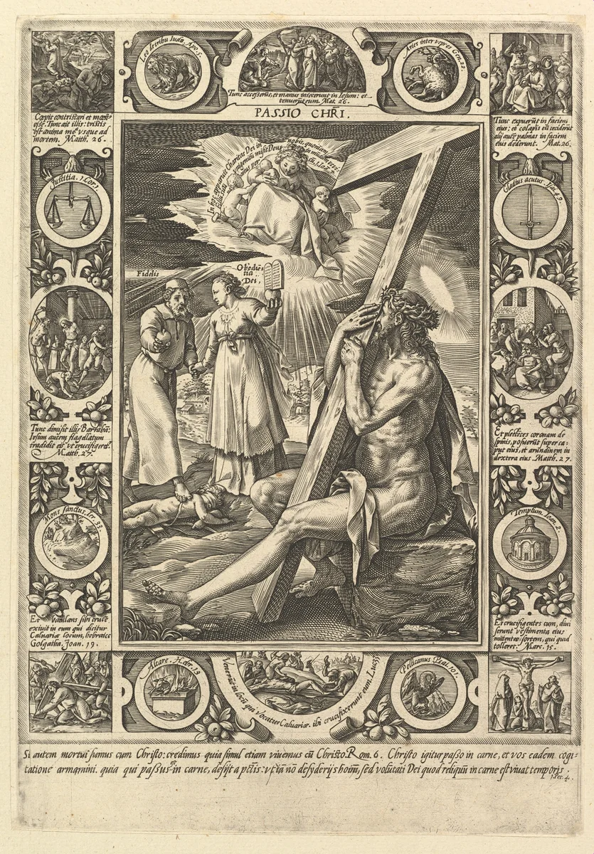 Passio Christi, from the "Allegorical Scenes from the Life of Christ" by Hendrick Goltzius, print, 1570-1617