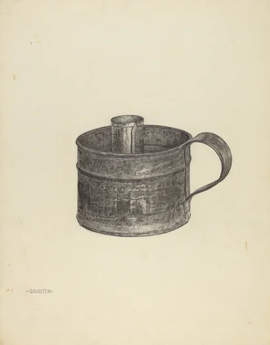 Wetting Cup by Alfred Goldstein, index of american design, 1940