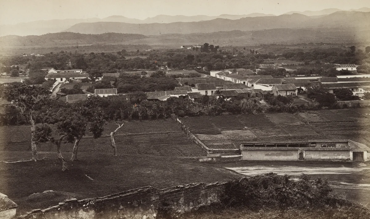Environs of City of Guatemala by Eadweard Muybridge, photograph, 1875