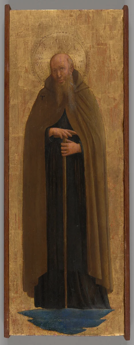 Saint Anthony Abbot by Fra Angelico, painting, 1440-1441