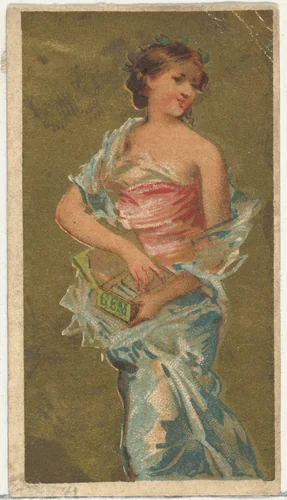 From the Girls and Children series (N65) promoting Richmond Gem Cigarettes for Allen & Ginter brand tobacco products by Allen & Ginter, print, 1884-1891