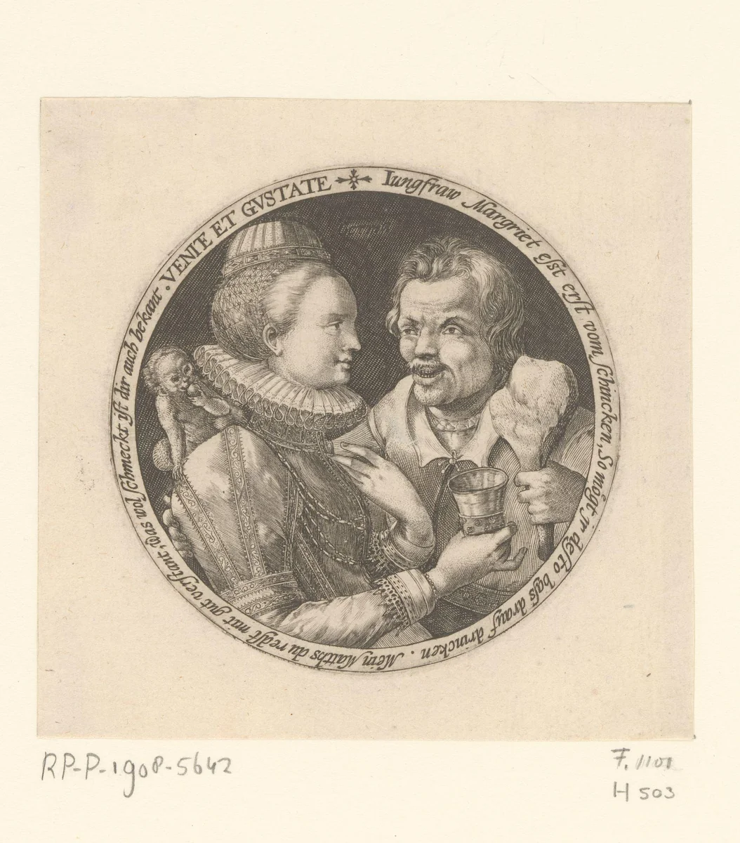 Smaak by Crispijn van de Passe, print, 1589-1611