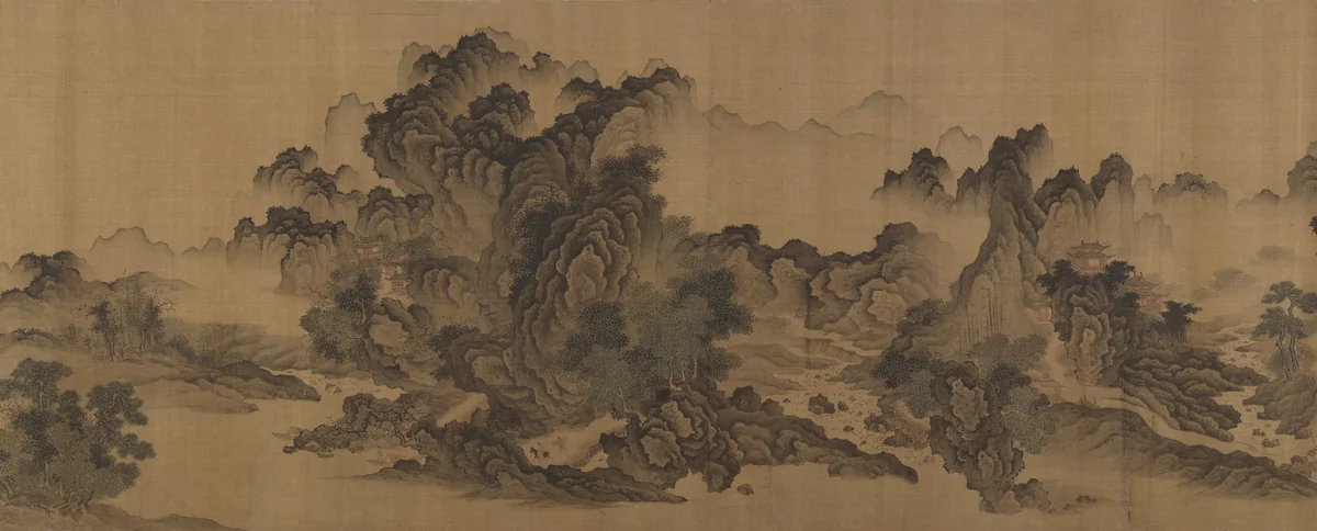 Streams and Mountains Without End by Unidentified Artist, painting, 1600-1699