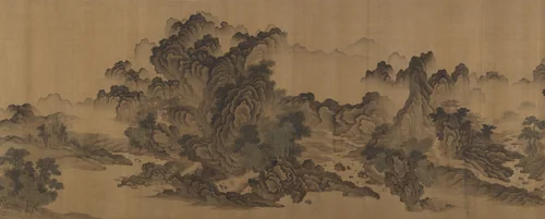 Streams and Mountains Without End by Unidentified Artist, painting, 1600-1699