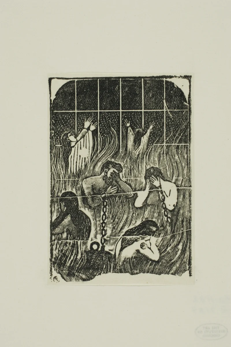 Souls in Purgatory by José Guadalupe Posada, print, 1871-1913