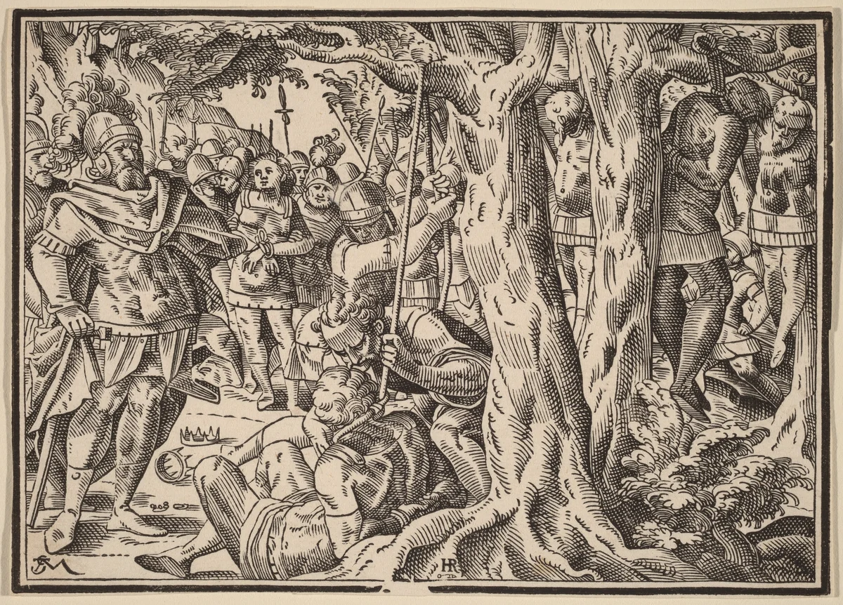 Christ Tells His Disciples of the Last Judgment by Christoph Murer, print, 1558-1614