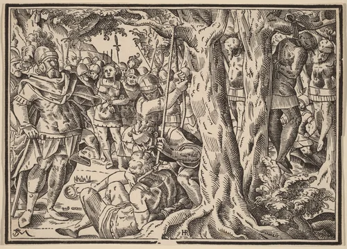 Christ Tells His Disciples of the Last Judgment by Christoph Murer, print, 1558-1614