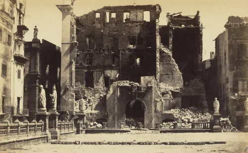 Palazzo Carini, Palermo by Gustave Le Gray, photograph, 1860