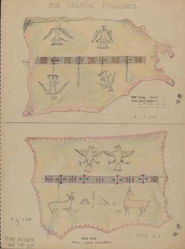 Hide Robes by Mary Berner, index of american design, 1935