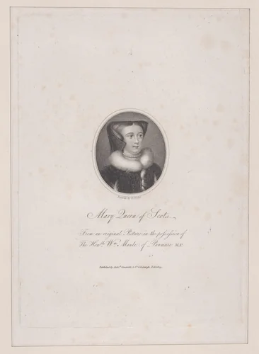 Mary, Queen of Scots by Robert Cooper, print, 1809
