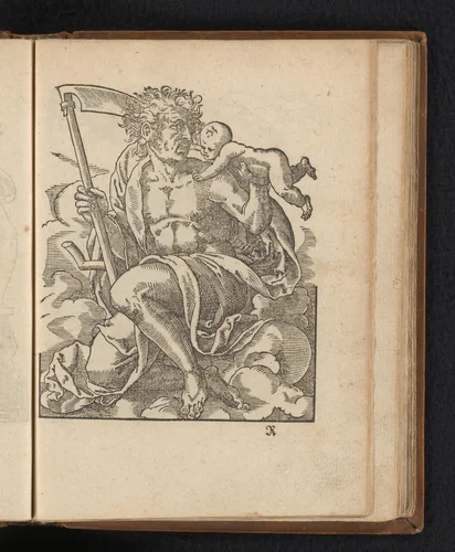 Saturnus by Unknown, print, 1578