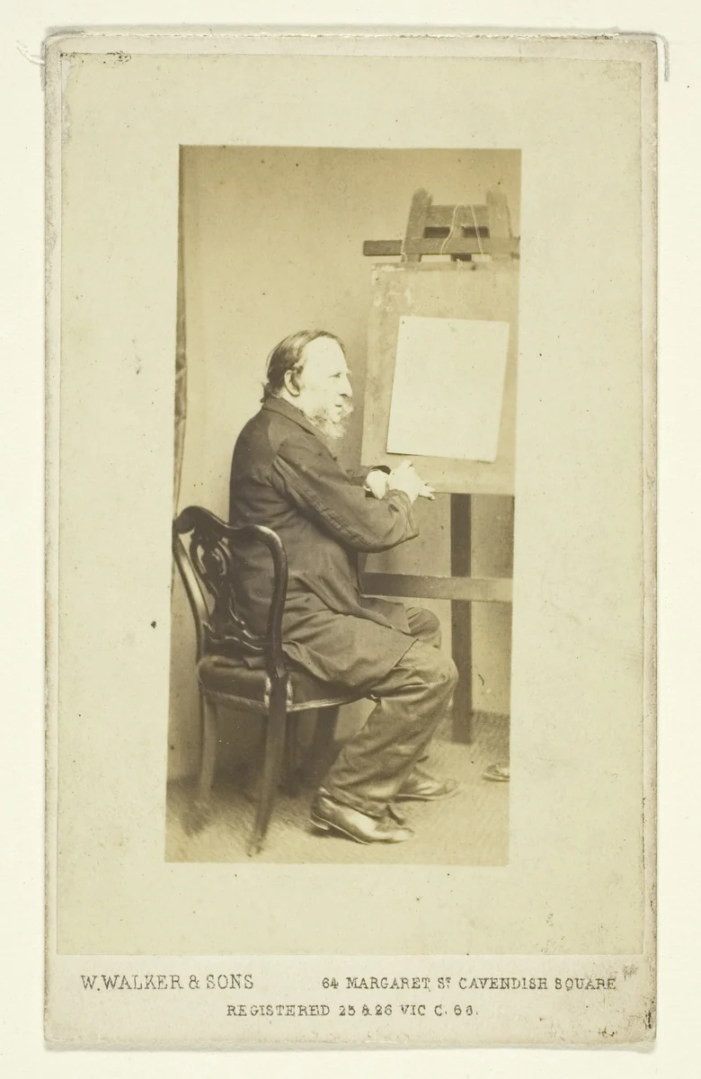 George Cruikshank by W. Walker & Sons, photograph, 1860-1869