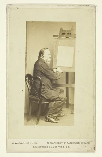 George Cruikshank by W. Walker & Sons, photograph, 1860-1869