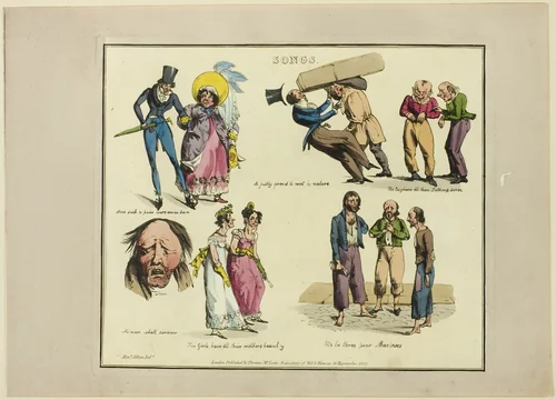 Plate from Illustrations to Popular Songs by Henry Alken, print, 1822