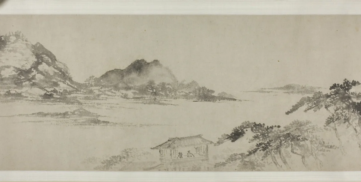 Pavilion of Eight Poems 八詠樓詩畫 by Chen Chun (陳淳), drawing, 1368-1644