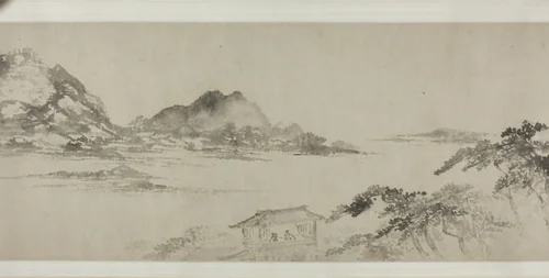 Pavilion of Eight Poems 八詠樓詩畫 by Chen Chun (陳淳), drawing, 1368-1644
