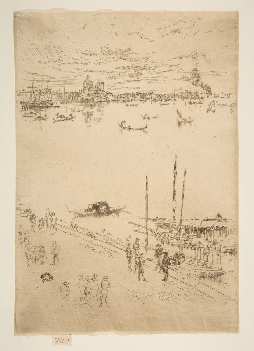 Upright Venice by James McNeill Whistler, print, 1879-1880