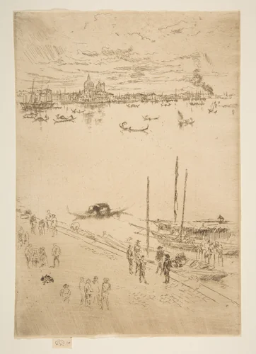 Upright Venice by James McNeill Whistler, print, 1879-1880
