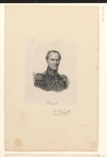 Portret van Antoine Drouot by anonymous, print, 1818-1842