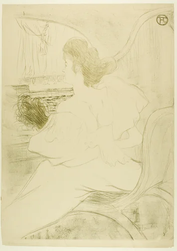 Cover for L'Estampe originale by Henri de Toulouse-Lautrec, print, 1895