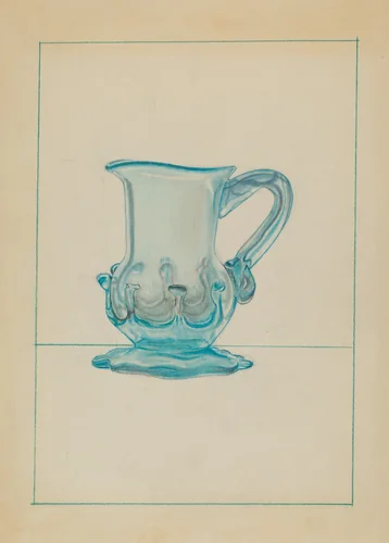 Pitcher by S. Brodsky, index of american design, 1935-1942