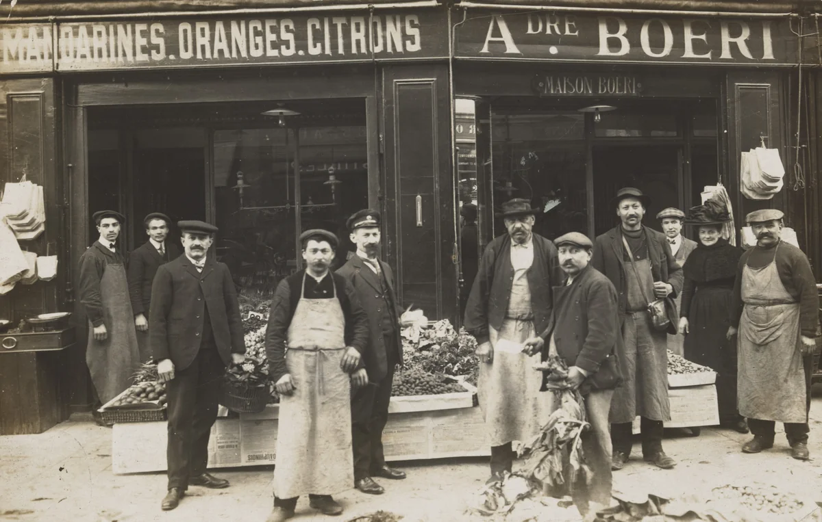 Maison Boeri, Adre Boeri, Mandarines - oranges – citrons, Grenoble by Unidentified Photographer, photograph, 1912