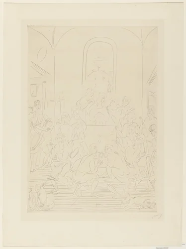 The Last Supper by André Derain, print, 1912