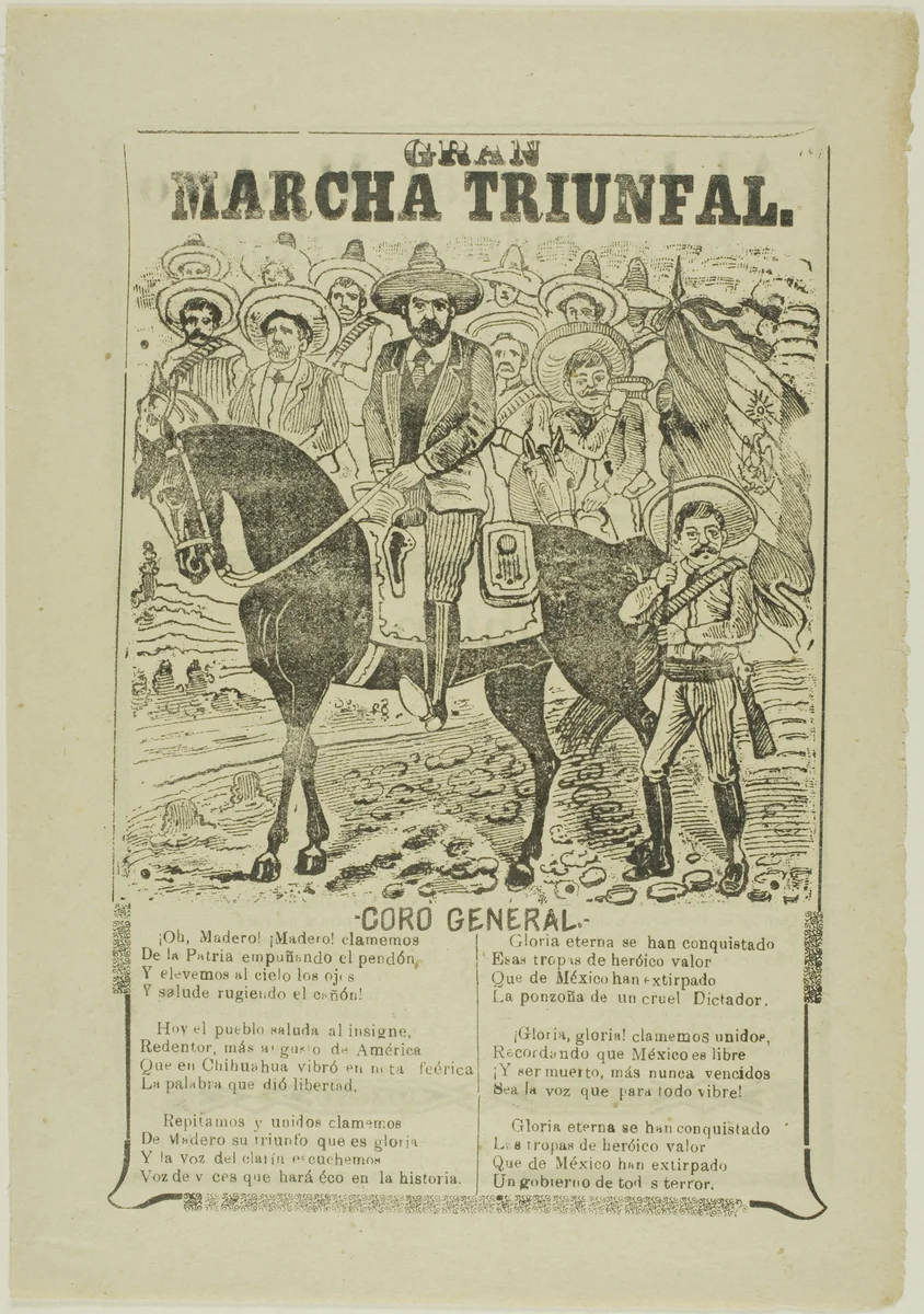 Great Triumphal March by José Guadalupe Posada, print, 1911