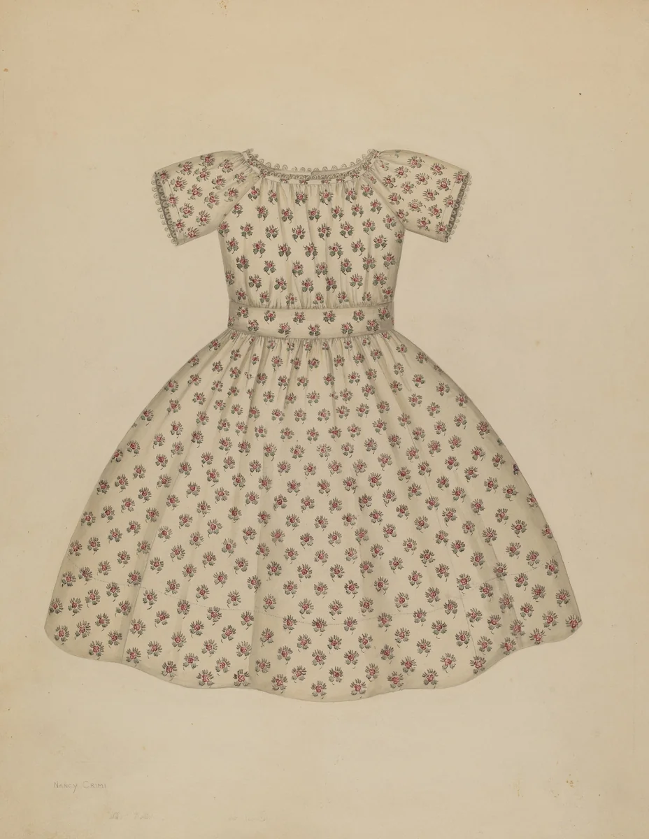 Boy's Dress by Nancy Crimi, index of american design, 1937