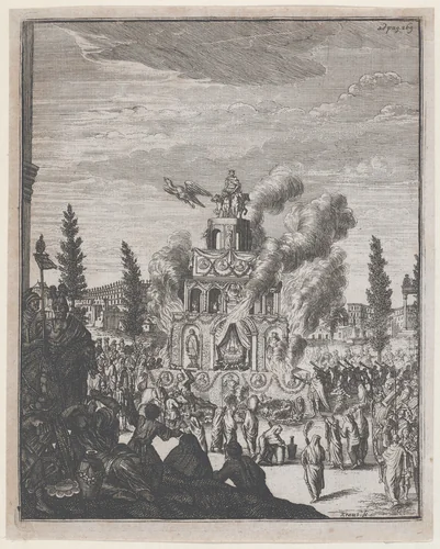 A Celebration by Johann Ulrich Kraus, print, 1670-1719