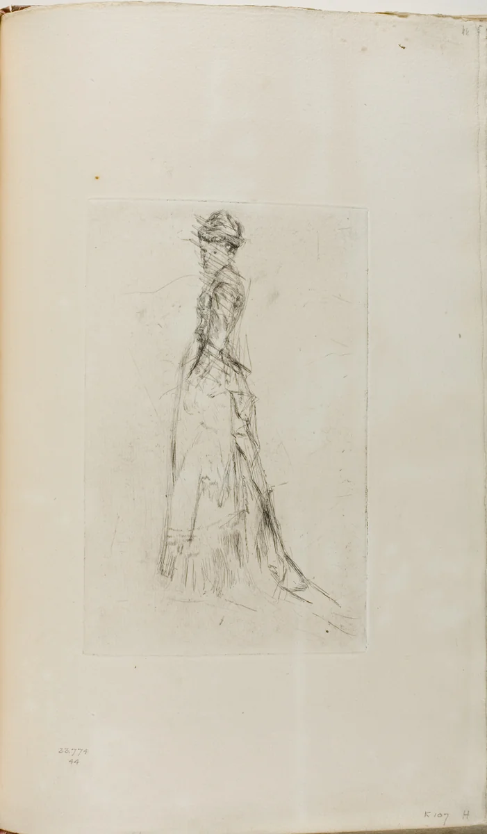 The Silk Dress by James McNeill Whistler, print, 1875
