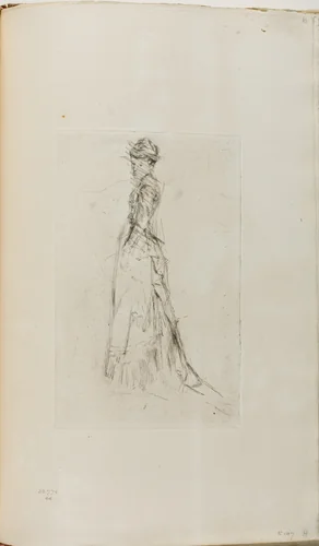 The Silk Dress by James McNeill Whistler, print, 1875