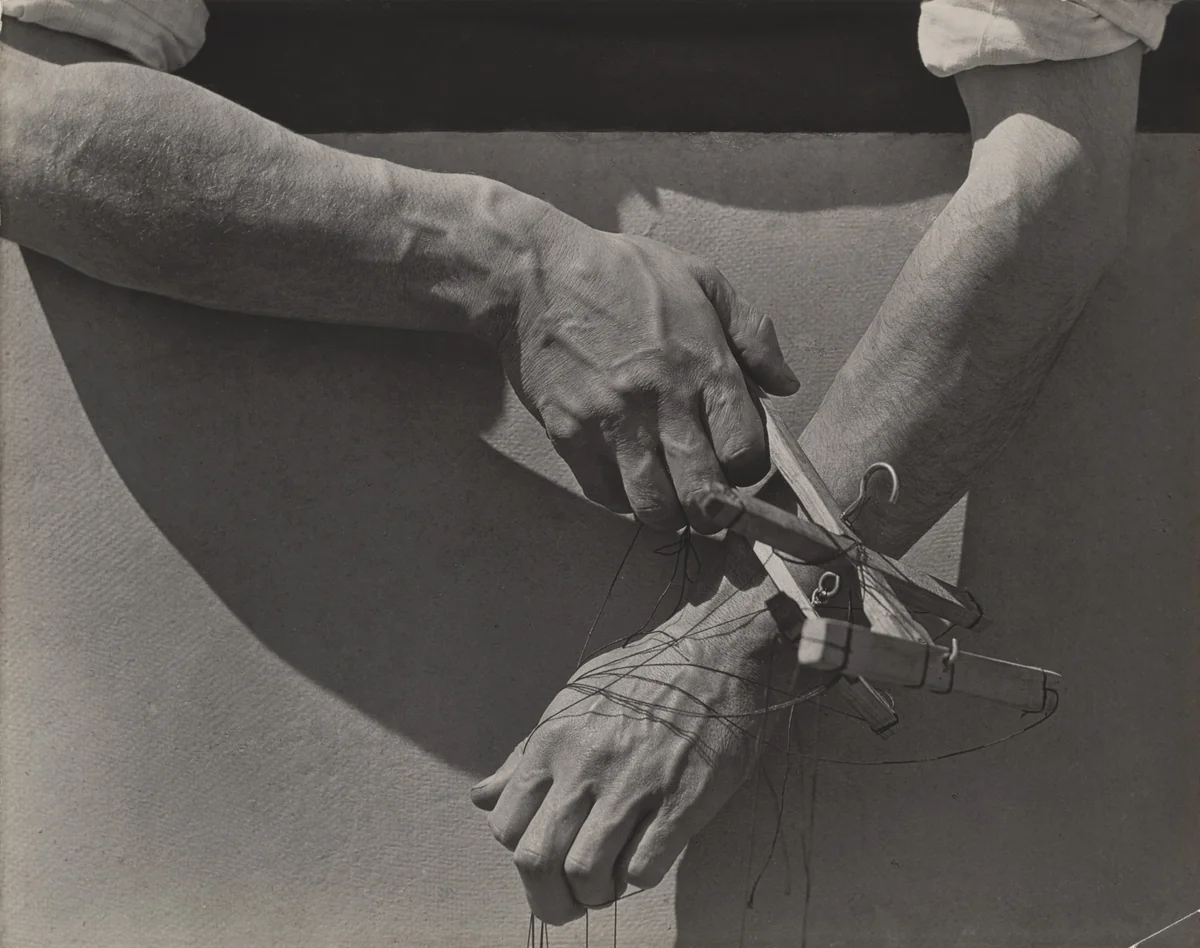 Hands of Marionette Player by Tina Modotti, photograph, 1929