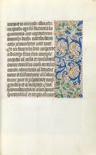 Book of Hours (Use of Rouen): fol. 21r by Master of the Geneva Latini, book, 1465-1475