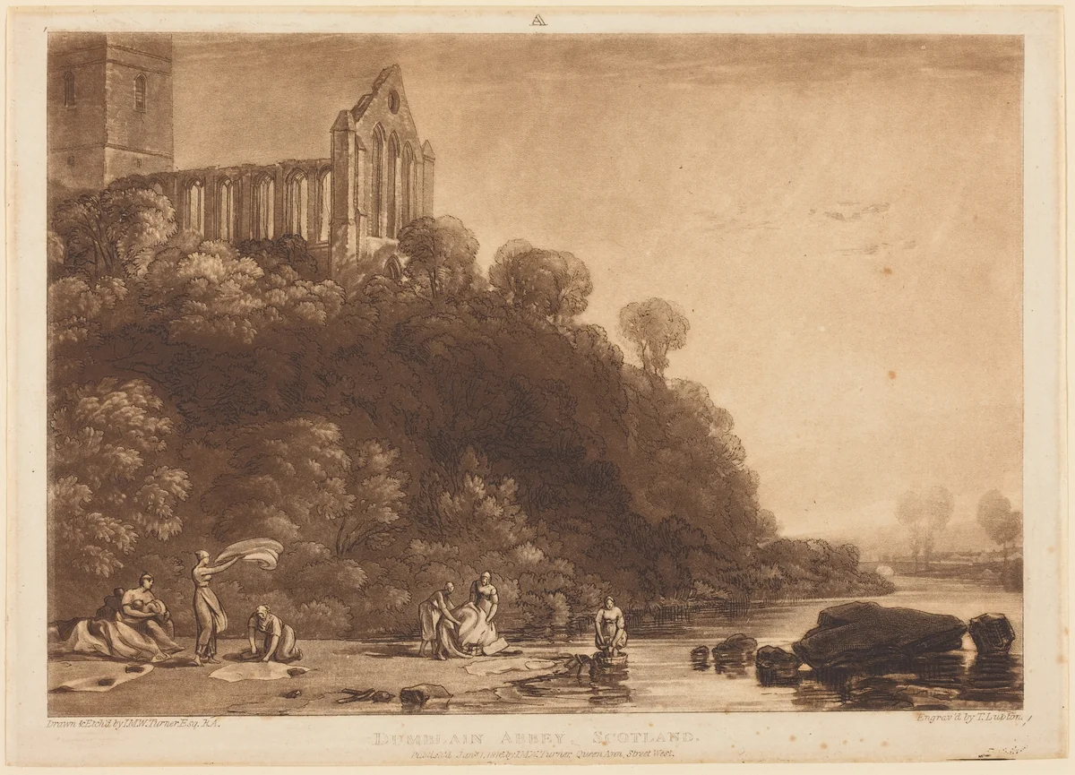 Dumblain Abbey by Thomas Goff Lupton
Joseph Mallord William Turner, print, 1816