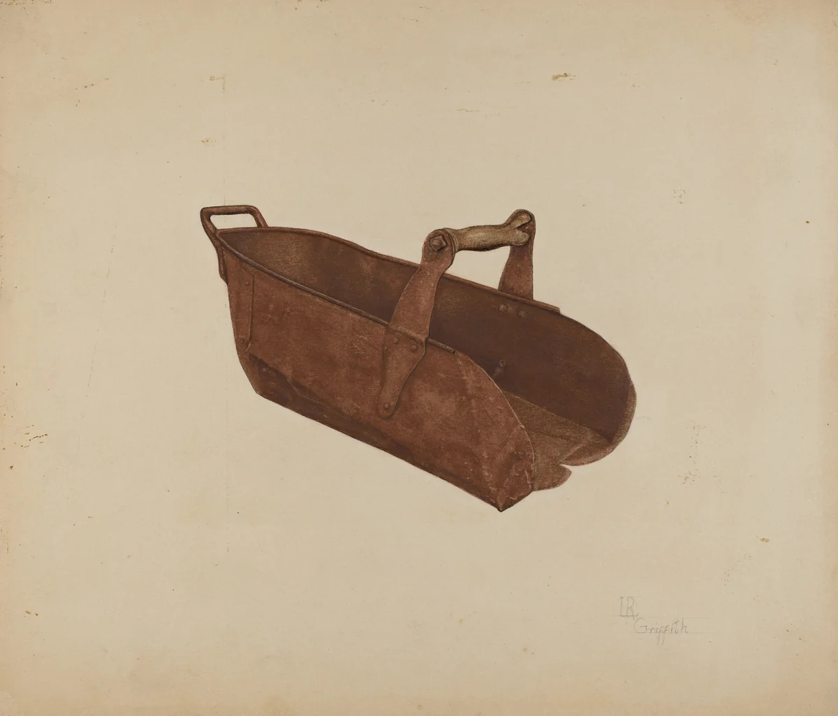 Grain Scoop by LeRoy Griffith, index of american design, 1938