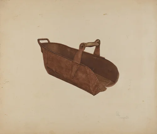 Grain Scoop by LeRoy Griffith, index of american design, 1938