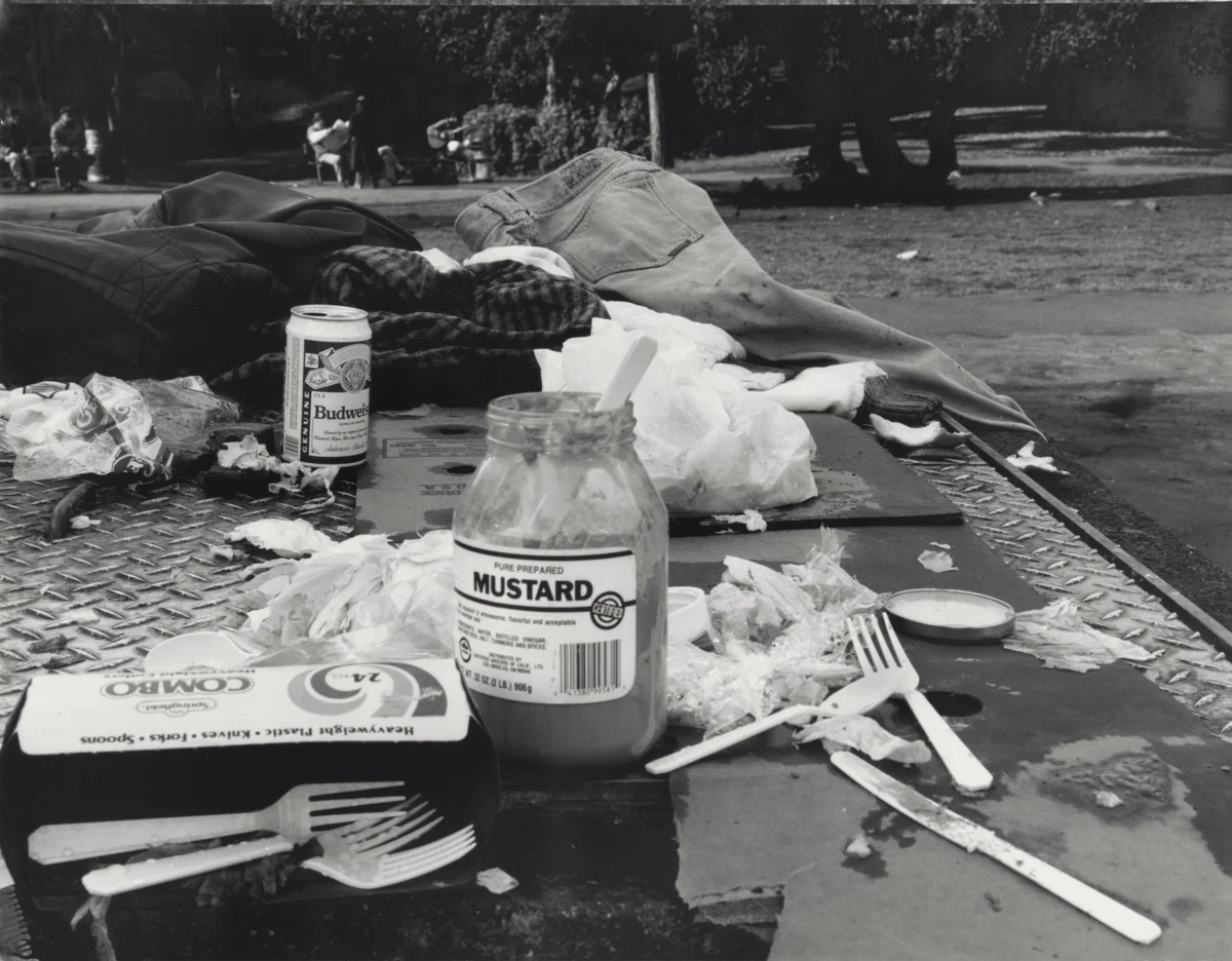 Street Map (#11) by Jim Goldberg, photograph, 1989