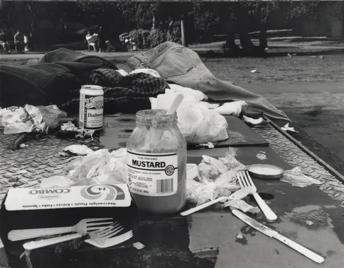 Street Map (#11) by Jim Goldberg, photograph, 1989