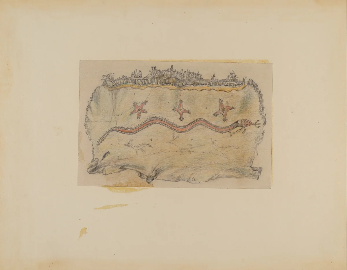 Ceremonial Apron by Mary Berner, index of american design, 1935-1942