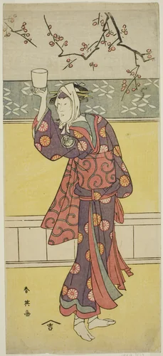 The Actor Segawa Tomisaburo II in an Unidentified Role by Katsukawa Shun'ei (勝川春英), print, 1788-1798