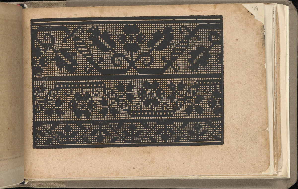 Schön newes Modelbuch (Page 79r) by Sigismundus Latomus, book, 1608