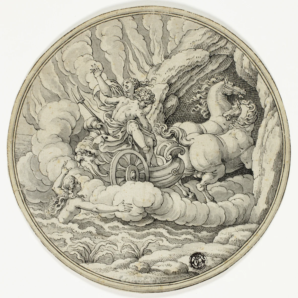 Rape of Proserpine by Hans Friedrich Schorer
Jan Josias van Ossenbeck
Johann Mathias Kager, drawing, 1619-1649